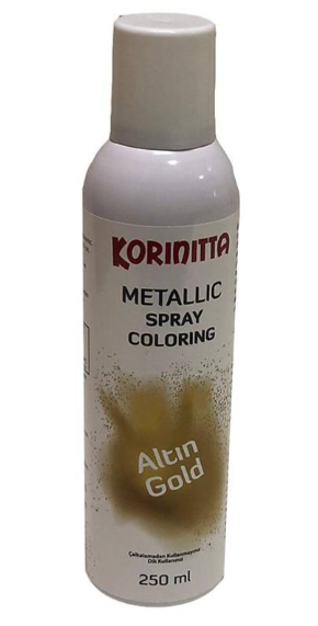 Korinitta Gümüş Metalik Sprey Boya 250 ml