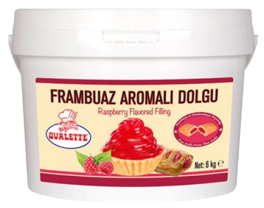 Ovalette - Frambuaz Aromalı Dolgu 6 kg