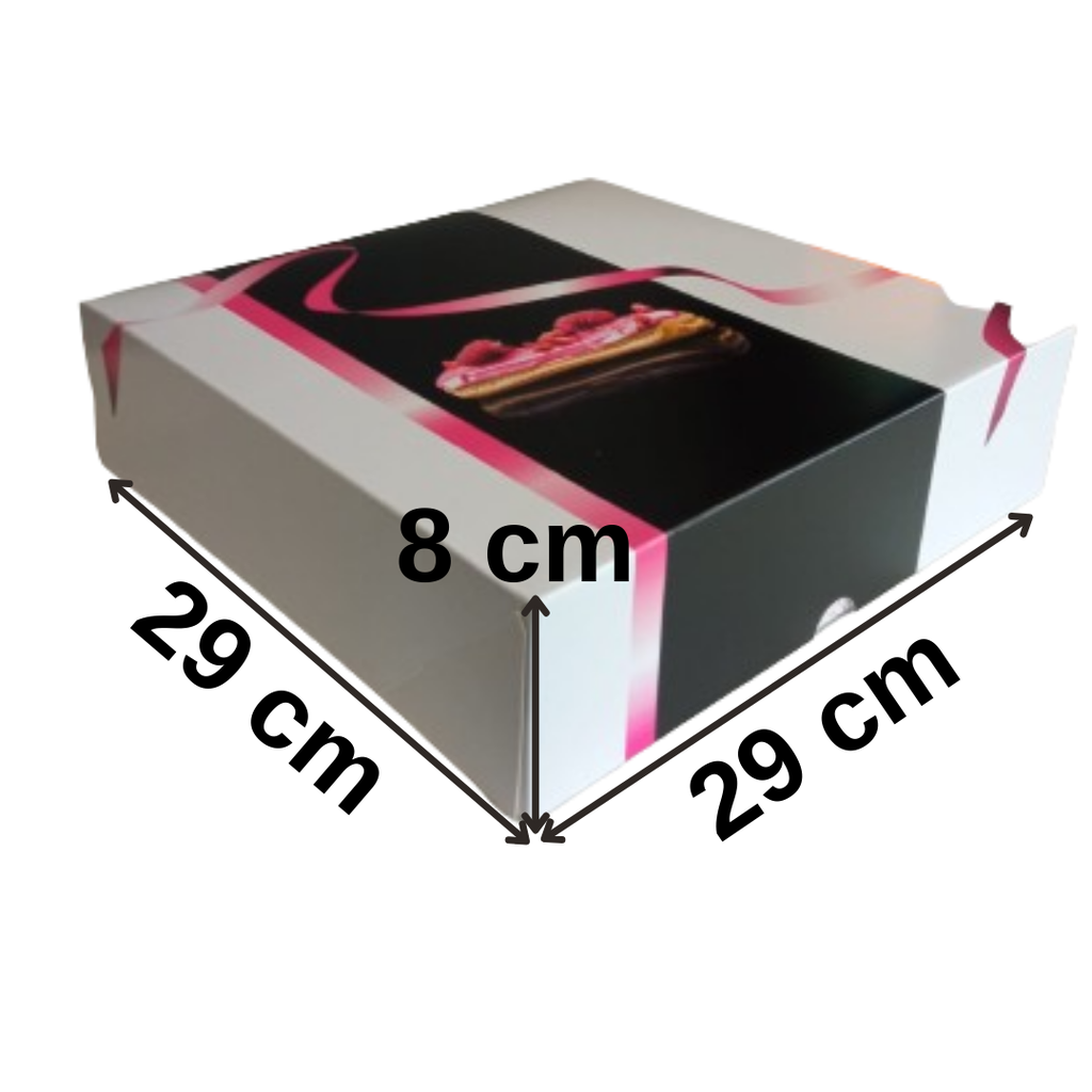 Boite Patissiere Delices 29*8 cm 25 pcs