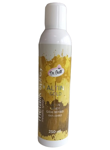 Gusto - 250ml Spray Color Gold ( Sprey Altın 250ml)