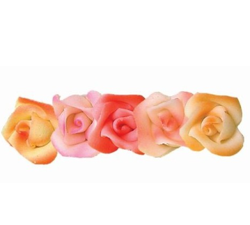 Roses Massepain Assrties 5 Pateles 35 Pcs