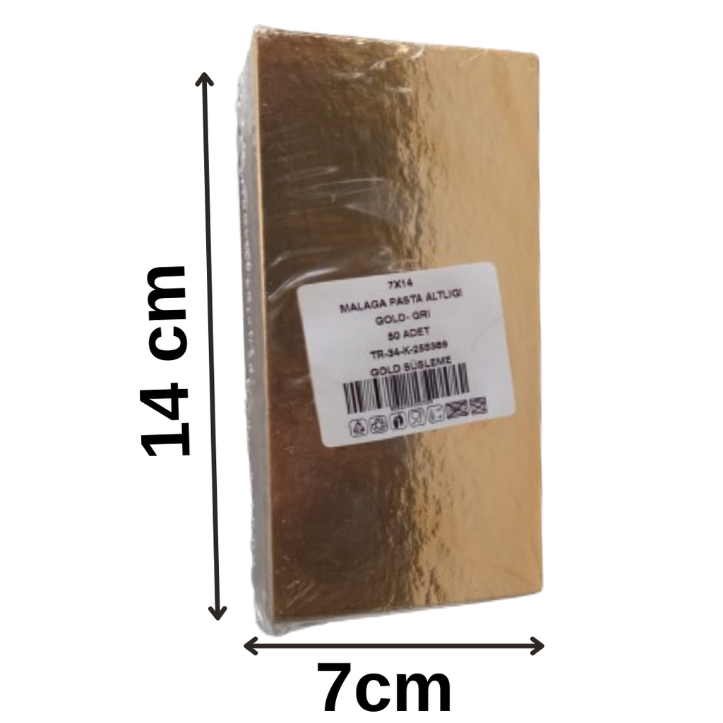 Milton - 7 x 14cm Pasta Altlığı 50 adet