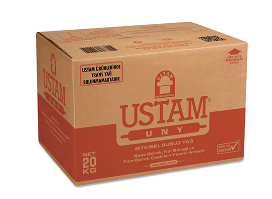 Ustam - Uny Sade Börek Kol Böreği ve Tüm Börek Çeşitleri Yapımı Amaçlı 20 Kg