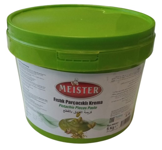 Meister - Fıstık Parçacıklı Krema 5 kg
