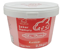 [Y101232] Dr Paste - Seker Hamuru Kirmizi 2,5 kg