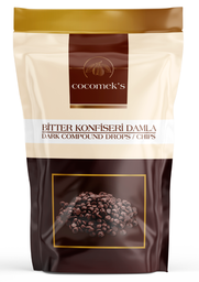 [Y101287] Cocomeks Bitter Konfiseri Damla (Bitter Damla Çikolata) 1 kg