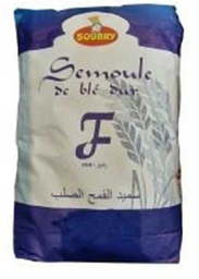 [Y100134] Soubry Semoule De Ble Dur 100% Ble Dur Extra Fine 25 kg (İRMİK)