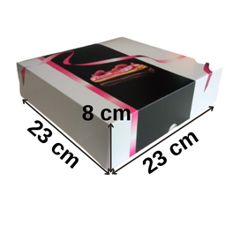 [Y101039] Boite Patissiere Delices 23x8  50 pcs