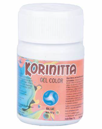 [Y100674] Korinitta Su Bazlı Jel Boya Mavi 90 Gr 