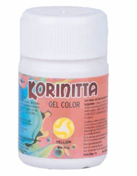 [Y100676] Korinitta Su Bazlı Jel Boya Sarı 90 Gr 
