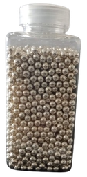 [Y100640] Gusto - Silver Draje 250 gr  No:2 (Sprinkles Gümüş No:2)