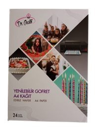 [Y100585] Gusto - Edible A4 Wafer Paper (Yenilenebilir A4 Gofret)