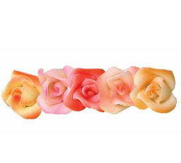 [Y100888] Roses Massepain Assrties 5 Pateles 35 Pcs