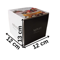 [Y100012] 12 x 12 x 13 cm Pasta Kutusu